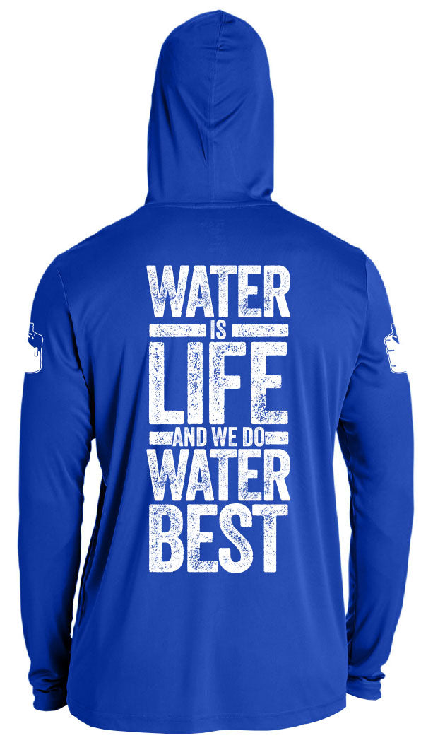 Team 365 Men's Zone Performance Long-Sleeve T-Shirt with Hood