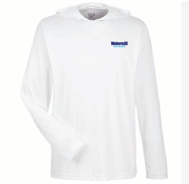 Team 365 Men's Zone Performance Long-Sleeve with Hood - Bottle Design